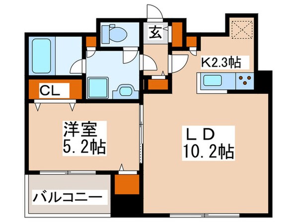 Ｆ１１４の物件間取画像